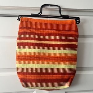 Vintage Mod Handbag with Metal Pin Handles